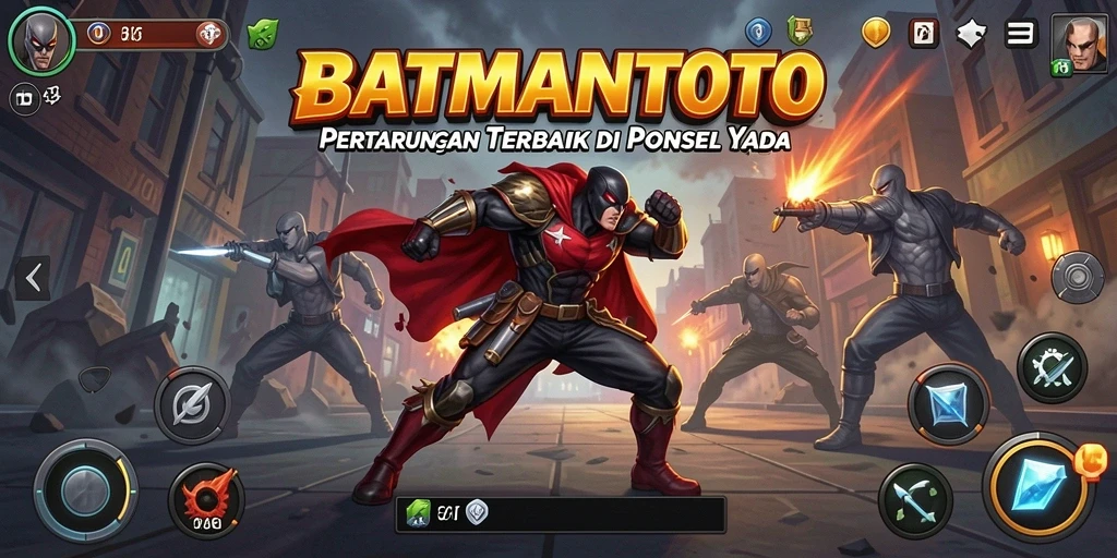 Tampak aksi pertarungan seru dalam BATMANTOTO.