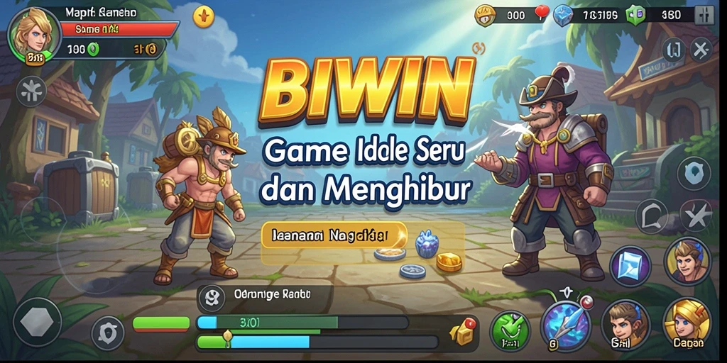 Tampilan gameplay BIWIN yang menarik dan seru dalam genre Idle.