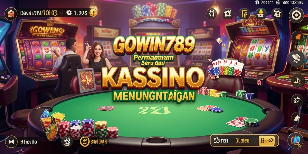 Tampilan menarik dari gameplay GOWIN789 di Kasino.