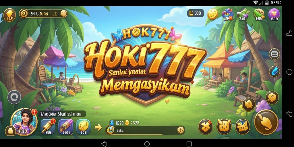 Tampilan gameplay HOKI777 yang menarik dan menghibur.