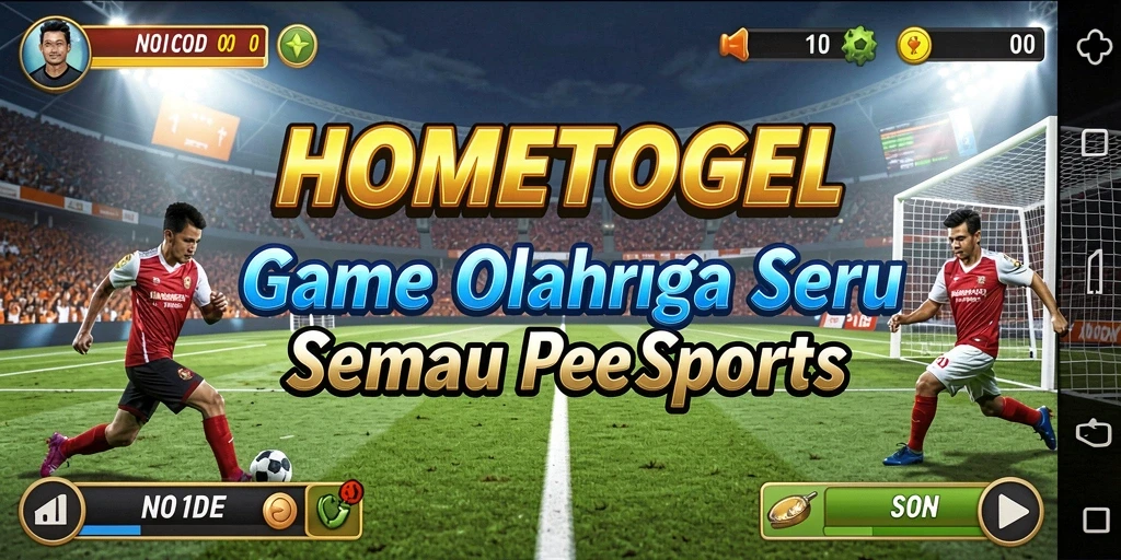 Tampilan gameplay yang mendebarkan dari HOMETOGEL.
