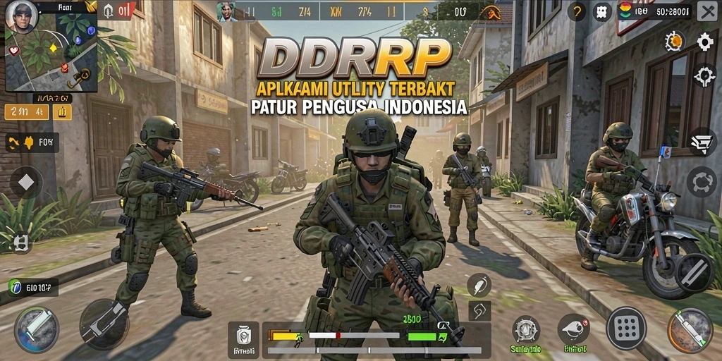 Tampilan antarmuka IDRRP yang sederhana dan mudah dipahami.