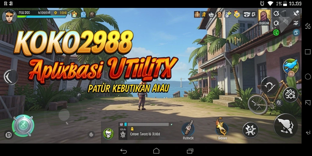 Tampilan antarmuka KOKO288 yang sederhana namun fungsional.