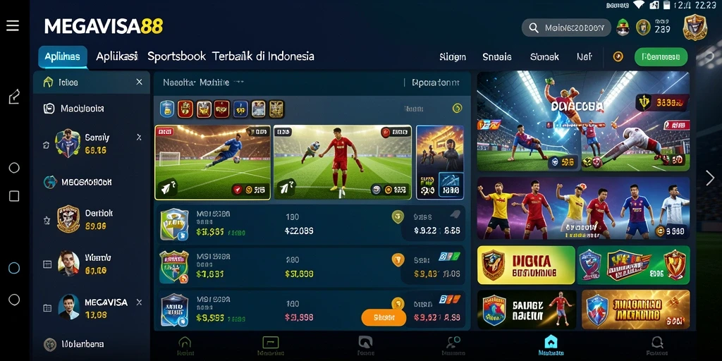 Screenshot gameplay MEGAVISA88 menampilkan pengalaman taruhan olahraga yang seru.