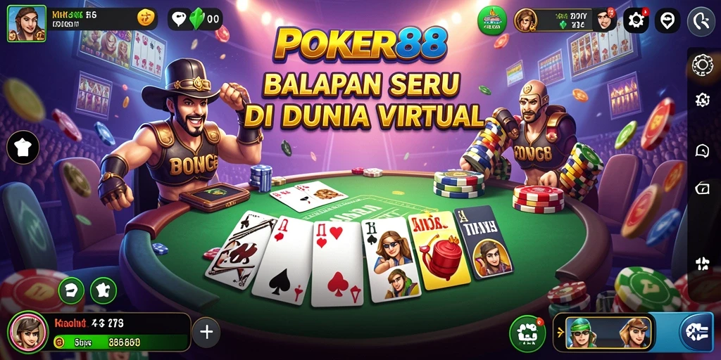 Gameplay Racing yang menegangkan dan seru di POKER88.