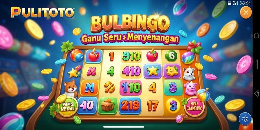 Tampilan permainan Bingo yang seru di PULITOTO.