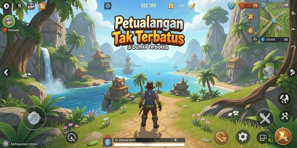 Gameplay menakjubkan dari SEE789 dalam dunia terbuka yang luas.