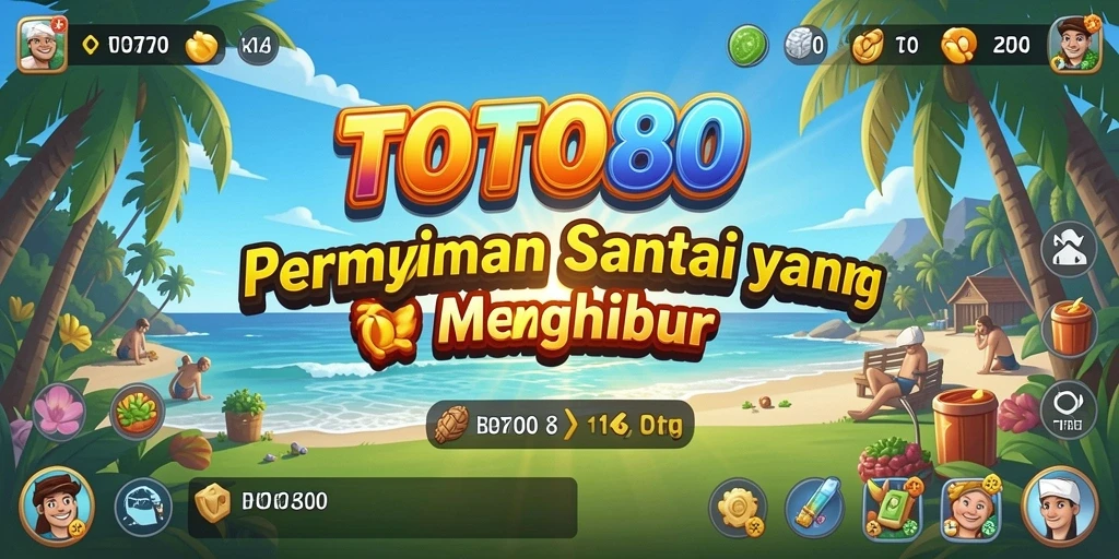Screenshot utama TOTO80 menampilkan gameplay yang menghibur dan menarik.