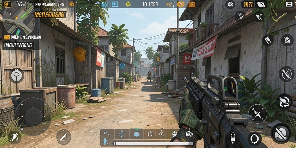 Tampilan mendebarkan dari gameplay W67 yang seru.